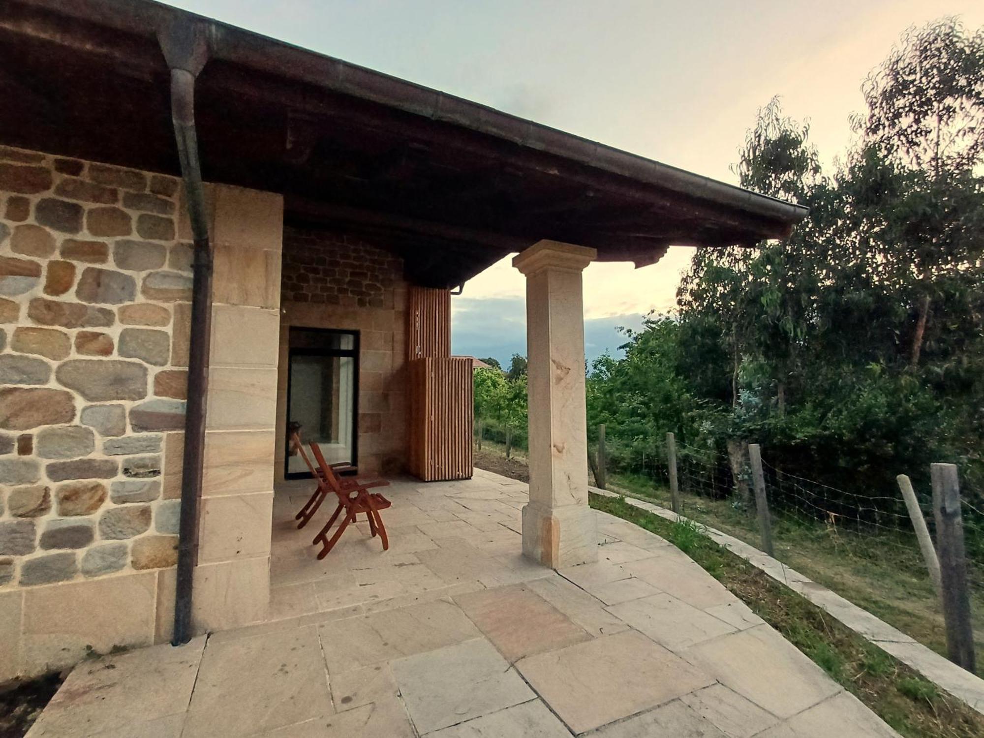 Amplio Apartamento Con Jardin En Casa Rural Haritza Con Vistas Al Mar Эа Экстерьер фото