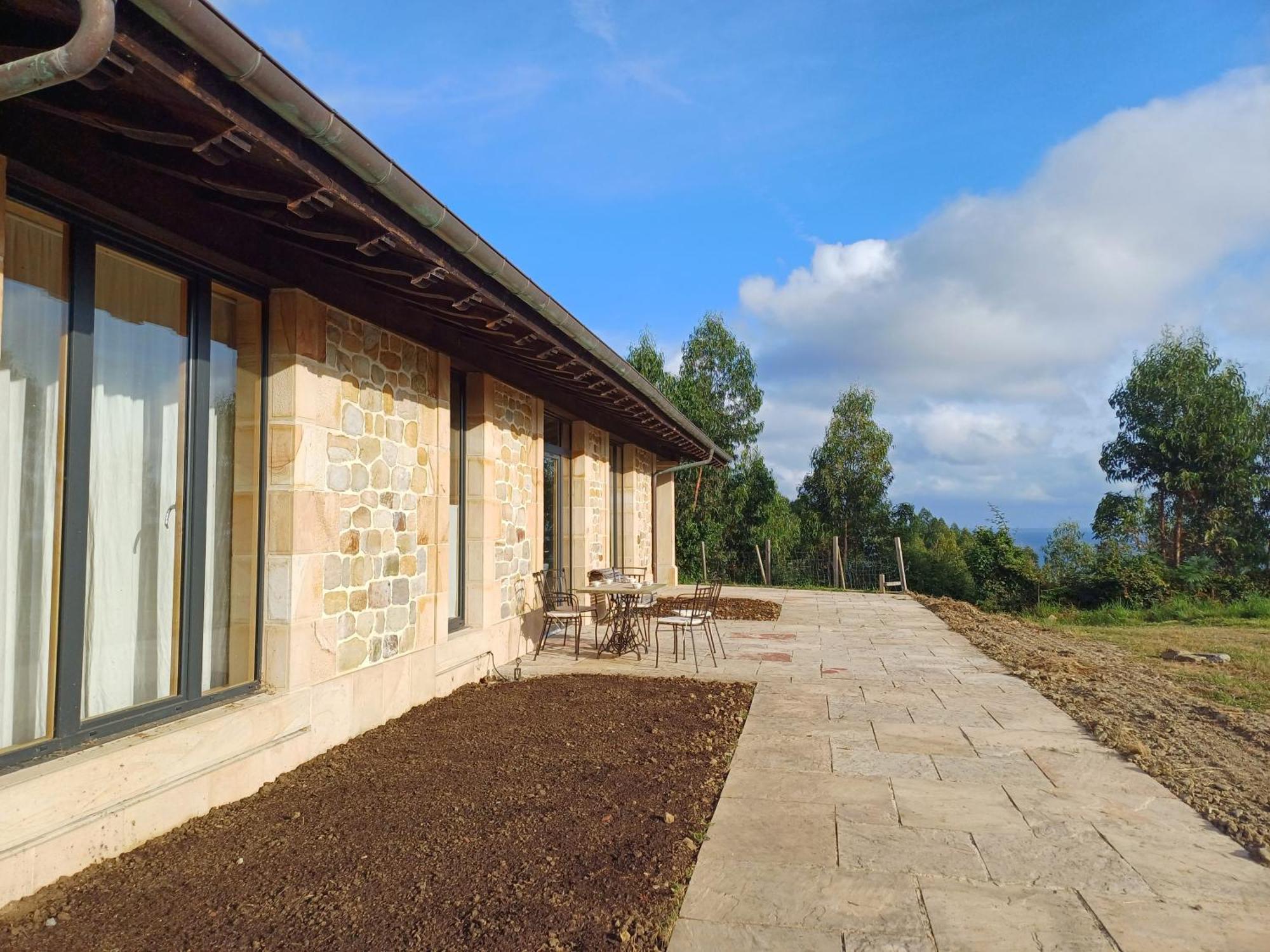 Amplio Apartamento Con Jardin En Casa Rural Haritza Con Vistas Al Mar Эа Экстерьер фото