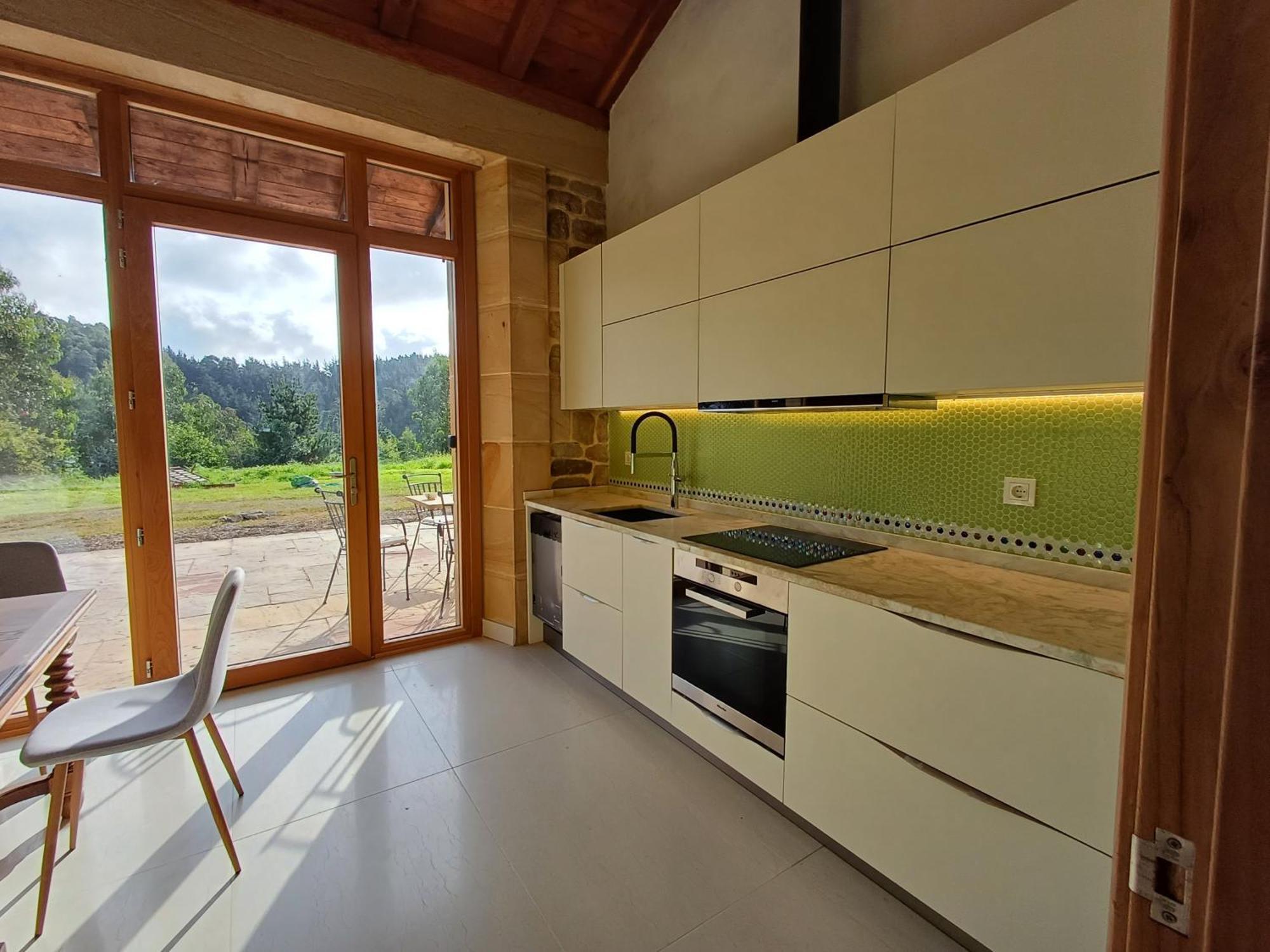 Amplio Apartamento Con Jardin En Casa Rural Haritza Con Vistas Al Mar Эа Экстерьер фото